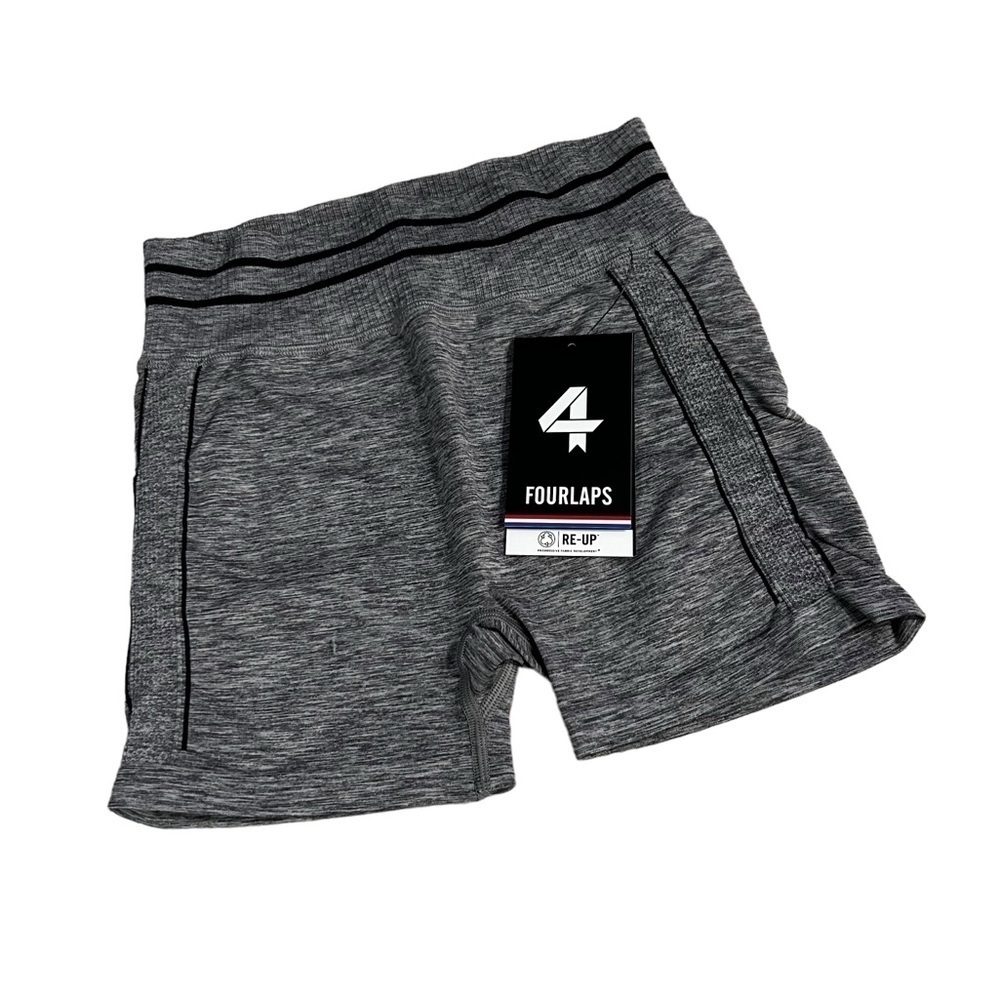 FourLaps Aero Seamless Athletic Shorts Women's Size XS/Small Grey Heather New